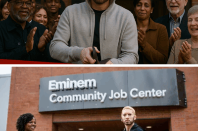 Unbelievable Moment: Eminem Donates $1 Million to Build a Job Center for the Homeless—His Action Leaves Everyone in Awe