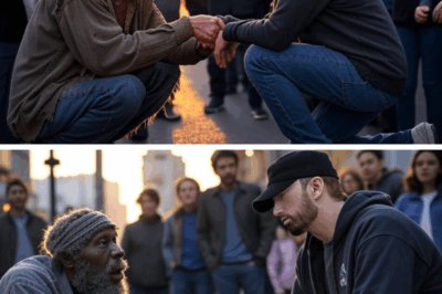 Homeless Man Asks Eminem for $1—What Happens Next Leaves the Crowd in Tears