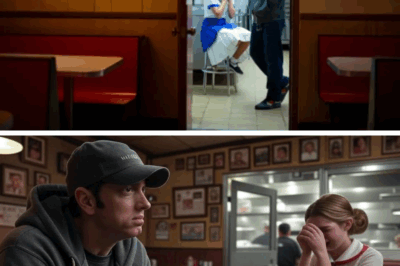 Eminem Walks Into His Own Diner Mom’s Spaghetti—Stops Cold When He Hears a Waitress Crying In The Kitchen