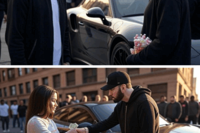 She Was Humiliated for Selling Candy – Eminem Stops His Car and Does Something Incredible