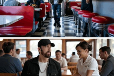 Eminem Walks Into His Own Diner, Freezes When Waitress Jokes About “Cheap Owners”