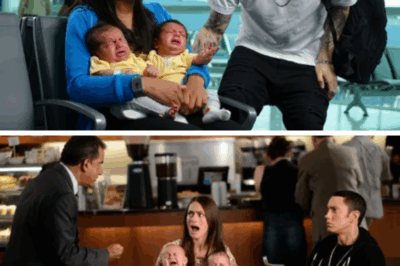 Single Mother Scolded for Twin Babies’ Crying, Unaware Eminem Was Beside Her