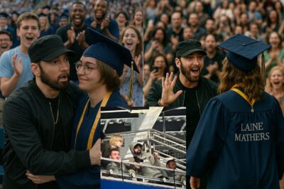 Eminem Cancels Entire Tour to Attend Stevie Laine’s Graduation — What Happened When He Walked In Left the Whole School Screaming