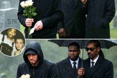 Eminem Breaks Down in Tears at Tupac’s Grave — 50 Cent and Snoop Dogg Stunned by Final Wish Left Unfulfilled!