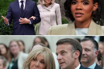 The Macrons are suing Candace Owens for claiming Brigitte was born a man—after losing a similar defamation case! But it’s Owens’ bold five-word response that’s got everyone stunned. What did she say?
