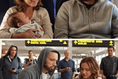 Single Mom Breaks Down on a Plane—Eminem’s Silent Act of Kindness Leaves Everyone in Tears