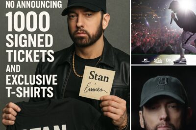 Eminem Excites Fans with Surprise Announcement of 1,000 Signed ‘Stan’ Tickets and Exclusive Shirts – But a Hidden Condition Sparks Debate