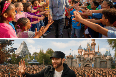 Eminem Sponsors 1,000 Underprivileged, Homeless Children for a 5-Day Disney Land Adventure, Leaving the World in Awe