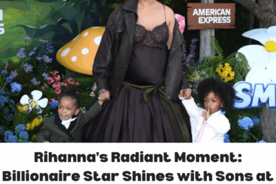Rihanna’s Radiant Moment: Billionaire Star Shines with Sons at Smurfs Premiere