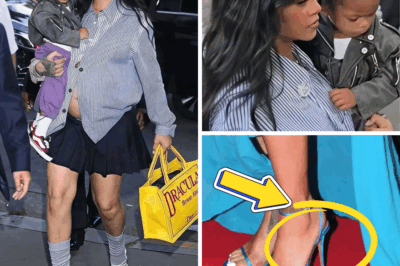 Rihanna Redefines Maternity Chic in Her Third Pregnancy: Carrying Baby, Clutching a Bag, and Rocking High Heels with Stunning Grace