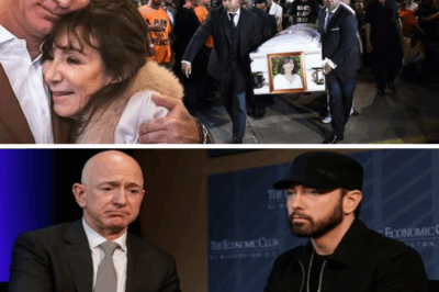 A Quiet Presence: Eminem’s Unexpected Appearance at Jackie Bezos’ Funeral Shocks Mourners