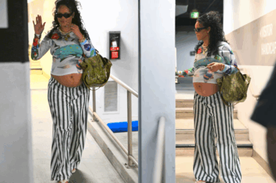 Rihanna Turns Los Angeles Sidewalk Into a Runway With Her Luxe Vintage Look
