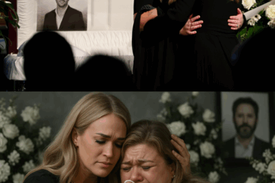 Carrie Underwood’s Emotional Visit to Kelly Clarkson at Brandon Blackstock’s Funeral – Her Four Words Stun Funeral!