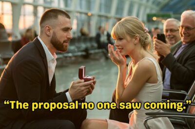 Taylor Swift and Travis Kelce’s Emotional Airport Engagement: A Love Story Takes Flight