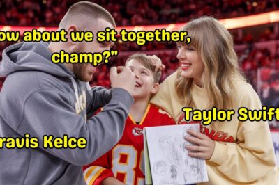 Taylor Swift and Travis Kelce’s Heartwarming Encounter with a Soldier’s Son at a Hockey Game