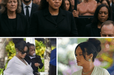 A Touching Tribute Under the Sun: Pregnant Rihanna Honors Hulk Hogan at 40°C Funeral