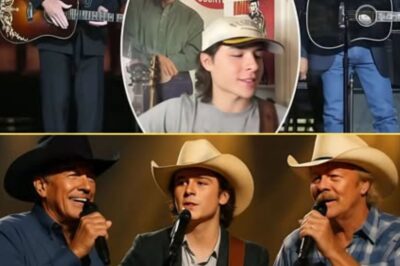 American Idol Runner-Up John Foster Shares the Stage with Country Legends George Strait and Alan Jackson, Their Voices Weaving an Unforgettable Tapestry of Pure Musical Magic