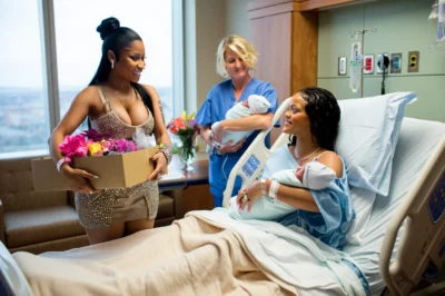 Nicki Minaj’s Surprise Visit to Rihanna’s Twins Babies – Her Nostalgic Gift Breaks Hearts!