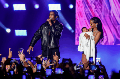 A$AP Rocky’s Heartfelt On-Stage Moment: Introducing Daughter Rocki Irish Mayers with Rihanna at a Sold-Out Concert