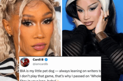 Shocking Clash in Rap’s Royal Court: Cardi B Brands BIA Her ‘Pet Dog’ in Fiery X Space Rant, Drops Bombshell on Ghostwriters and Snubbing Nicki Minaj Cash Grab