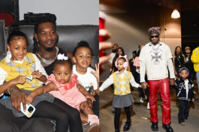 Offset’s Heartwarming Backstage Reunion: Rapper Cherishes Quality Time with Kids After Electrifying New Jersey Show