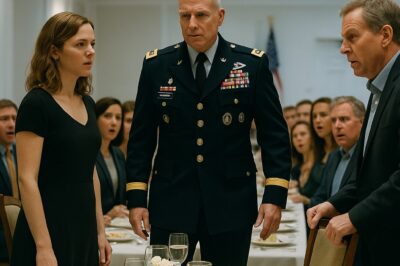 “Someone Like You Doesn’t Deserve to Sit Here.” My Dad Pulled the Chair Away. Then a General Stood Up