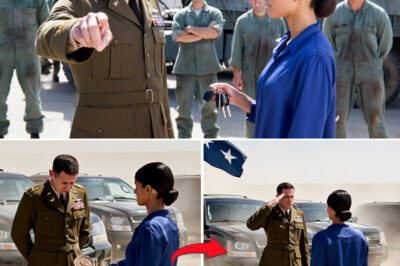 The Colonel Thought She Was a Nobody — Until Her Real Rank Stopped the Entire Motor Pool Cold.