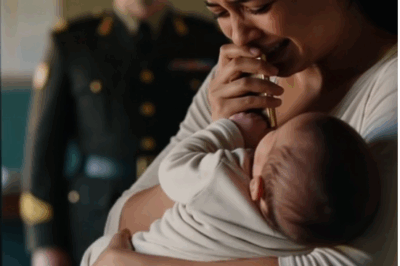 The Girl Carried a Two-Month-Old Baby to the Barracks Looking for Her Husband — the Squadron Leader Handed Her a Keepsake That Made Her Break