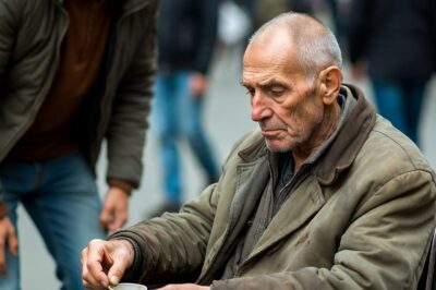 I Begged on a Wheelchair for Years as a Forgotten Vet — Then a Voice Called “Captain Bruce, Is That You?” and What He Revealed in the Bronco’s Glove Box Made the Whole Diner Cry