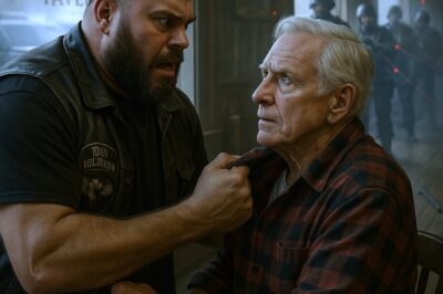 The Bikers Disrespected the Quiet Old Veteran! Until a Set of Black SUVs Arrived – and Dozens of Men Stepped Out Looking Only for Him…