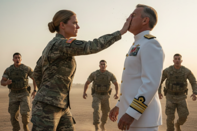 Admiral Slaps Her in the Middle of the Naval Academy — But With Just One Punch, She Knocks Him Out Before the Bodyguards Can React