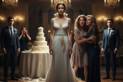 On my wedding day, my sister made a huge fuss – throwing champagne, smashing the wedding cake, and yelling, “This is what you pay for acting all high and mighty!” My mother hugged her and said, “She’s just letting it all out.” I didn’t say anything. That night, I did something nobody expected…