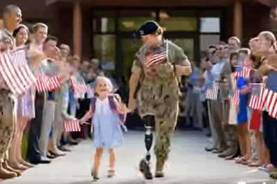 The 6-Year-Old Girl Invited the Lonely Female Veteran Next Door to “Mother’s Day at School.”