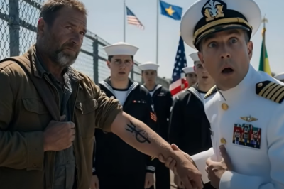 “A Homeless Man Walked In for His Son’s Ceremony — The Admiral Spotted His Tattoo and Went Pale”