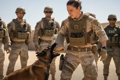 “SEAL Dog Went Wild Barking at Her — Soldiers Brushed It Off as Nothing… Until the Hidden Truth Finally Exploded, and It Was Already Too Late to Stop What Came Next”