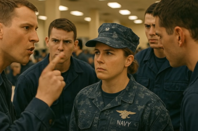 “Five Recruits Cornered a Quiet Woman in the Mess Hall, Laughing Until She Dropped Her Tra