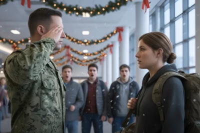 “They Called the SEAL Veteran “Homeless” and Laughed Her Off the Street — But on Christmas Eve, a U.S. Marine Corps General Stepped Forward, Rendered a Full Salute, and Silenced Everyone Watching”