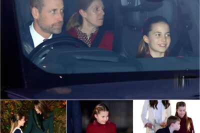 ALL EYES ON HER…” — Princess Charlotte, 10, STEALS THE SPOTLIGHT as Festive Fairy in ‘Unfussy’ Ruby Velvet Dress at King Charles’ Pre-Christmas Lunch
