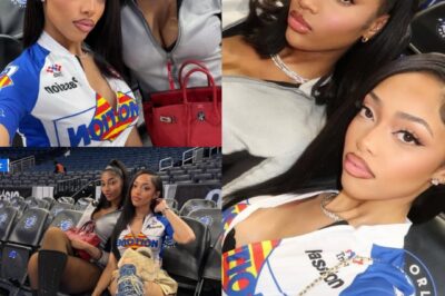 Angel Reese and Jodie Woods Turn Heads Courtside: A Stylish Duo at the Orlando Magic vs. Denver Nuggets Game