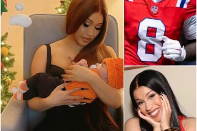 Festive Lights and Family Ties: Cardi B’s Joyful Christmas Glow with Newborn Son and Stefon Diggs