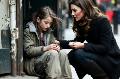 I’ll Never Forget That Christmas When I Was 10, a Freezing Homeless Little Girl Huddled in a London Doorway, the Moment Princess Kate Saw Me and My Life Changed Forever