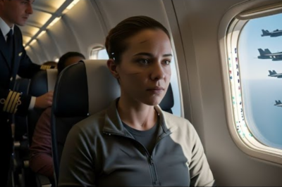 Mystery Woman on Flight Suddenly Takes Cockpit – Fighter Jets Scramble When She Speaks ONE Word That Shocks the Entire Air Force!