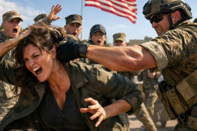 “You Don’t Belong Here!” A Marine Pulled Her Hair — Seconds Later, the SEAL Sharpshooter Struck Back