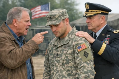 “Get Lost, You Pathetic Technician!” – Retired Dad’s Brutal Mockery Ends When a Top General Steps In… But the Real Shock Comes When His Son Saves Him from Death’s Door!
