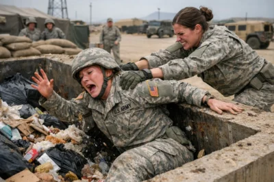 Shocking Army Betrayal: Jealous Female Soldier Steals Boyfriend, Pushes Rival into Trash Pit in Brutal Humiliation – Then Discovers She’s the General’s Daughter… What Happened Next Left Everyone Terrified!
