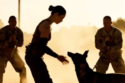 THE WAR DOG SENT FOUR HANDLERS TO THE ER — UNTIL THIS FEMALE VETERAN SPOKE ONE COMMAND