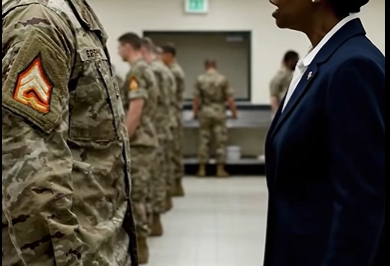 “Get the hell out.” Marine Shoved Her in the Mess Hall — Unaware She Outranked Everyone Watching…