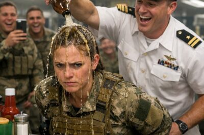 “Too Weak To Stop Us” They Laughed, Breaking Bottles On Her — Then A Navy SEAL Saw The Footage