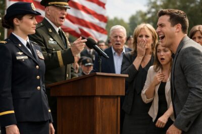 “She’s Not Even On The List,” My Brother Laughed. Then The General Turned And Said: “Lieutenant Colonel Erica Daniels – Air Force Cross Recipient.” My Family Froze… The Smile Is Gone.