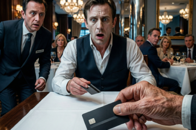 The waiter laughed when the old man handed him a wrinkled coupon